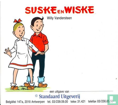 Relatiekaart Standaard Uitgeverij : Suske en Wiske
