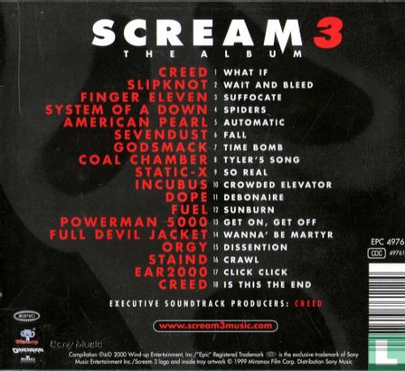 Scream 3: The Album - Bild 2