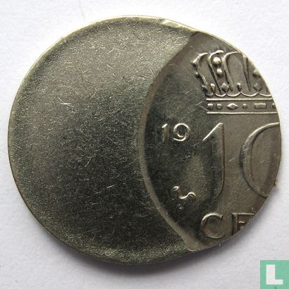 Nederland 10 cent 19?? (misslag) - Afbeelding 1