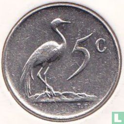 South Africa 5 cents 1970 - Image 2