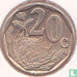 South Africa 20 cents 2002 - Image 2