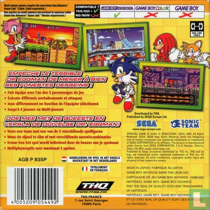 Sonic Advance 3 - Afbeelding 2