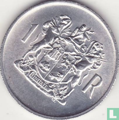 Zuid-Afrika 1 rand 1969 (SOUTH AFRICA) "The end of Dr. Theophilus Ebenhaezer Dönges' presidency" - Afbeelding 2