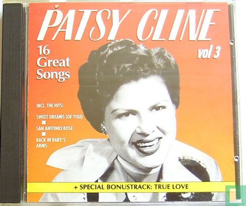 Patsy Cline 16 Great Songs vol.3 - Image 1
