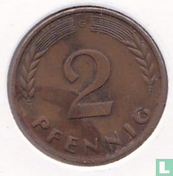 Duitsland 2 pfennig 1958 (G) - Afbeelding 2