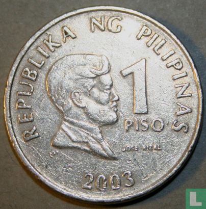 Filipijnen 1 piso 2003 (koper-nikkel) - Afbeelding 1
