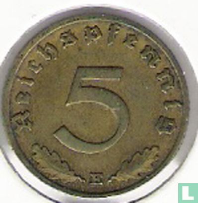 Duitse Rijk 5 reichspfennig 1937 (E) - Afbeelding 2