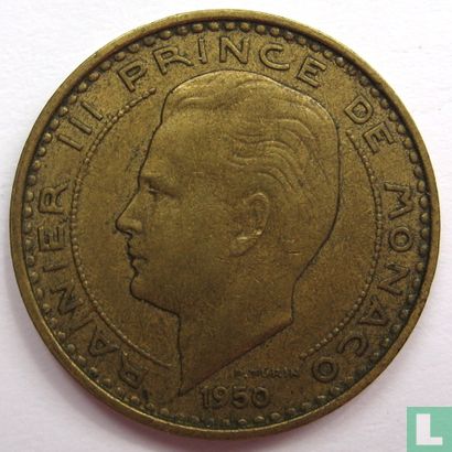 Monaco 10 francs 1950 - Image 1