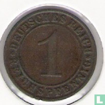 Duitse Rijk 1 reichspfennig 1925 (G) - Afbeelding 2