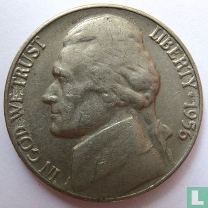 Vereinigte Staaten 5 Cent 1956 (ohne Buchstabe) - Bild 1