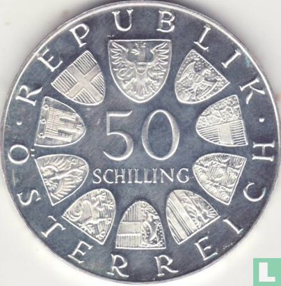 Austria 50 schilling 1972 "100th anniversary Institute of Agriculture" - Image 2