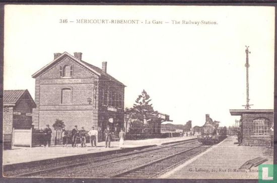Mericourt-Ribemont, La Gare