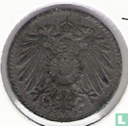 German Empire 5 pfennig 1915 (J - zinced iron) - Image 2