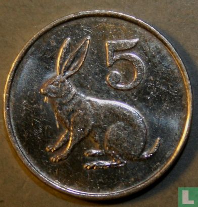 Zimbabwe 5 cents 1999 - Image 2