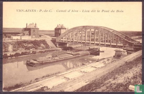 Violaines, Canal d´Aire - Lieu dit le Pont de Bois