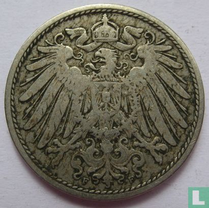 Empire allemand 10 pfennig 1898 (F) - Image 2