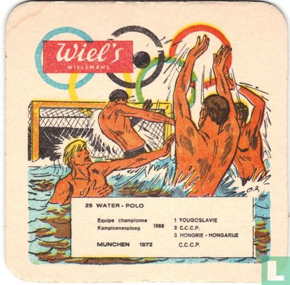 Munchen 1972 : Nr. 25 Water-polo (met winnaar)