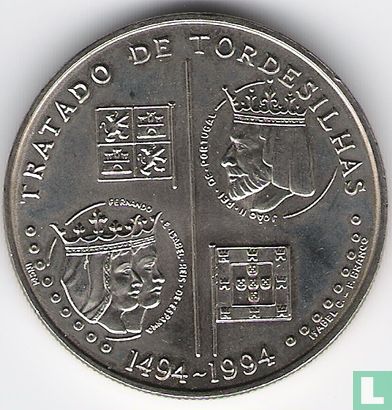 Portugal 200 Escudo 1994 (Kupfer-Nickel) "500 years Treaty of Tordesilhas" - Bild 1