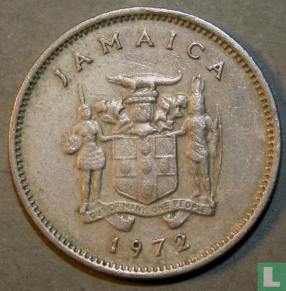 Jamaica 5 cents 1972 (type 1) - Image 1