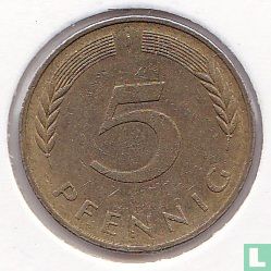 Duitsland 5 pfennig 1983 (J) - Afbeelding 2