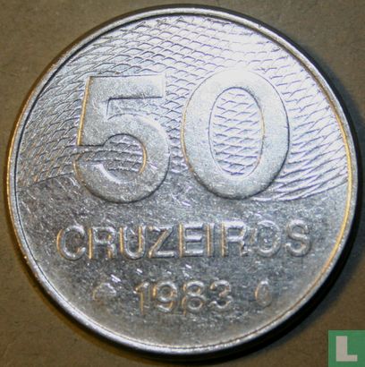 Brazilië 50 cruzeiros 1983 - Afbeelding 1