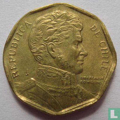 Chili 5 pesos 1993 - Image 2