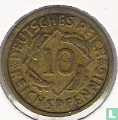 Duitse Rijk 10 reichspfennig 1925 (G) - Afbeelding 2
