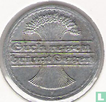 Empire allemand 50 pfennig 1920 (F) - Image 2
