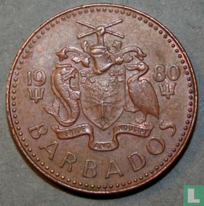 Barbados 1 cent 1980 (zonder FM) - Afbeelding 1