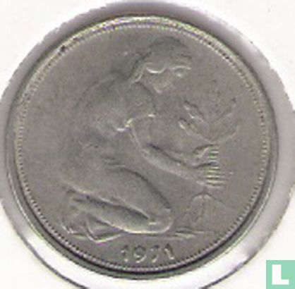 Allemagne 50 pfennig 1971 (F) - Image 1