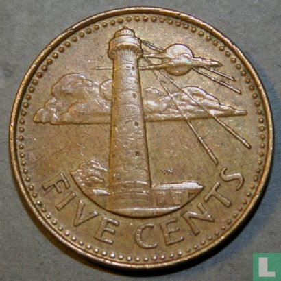 Barbados 5 cents 1989 - Image 2