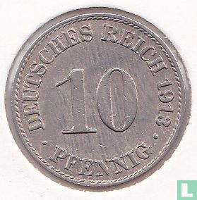 Duitse Rijk 10 pfennig 1913 (A) - Afbeelding 1