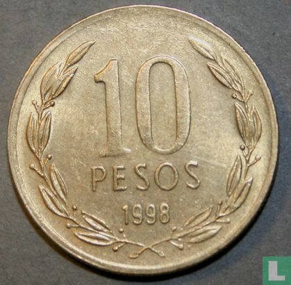 Chili 10 pesos 1998 - Afbeelding 1
