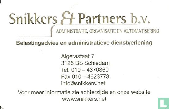 Snikkers & Partners b.v. - Afbeelding 1