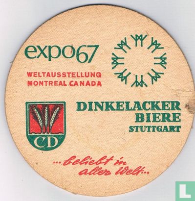 Expo67 Dinkelacker bier - Afbeelding 1