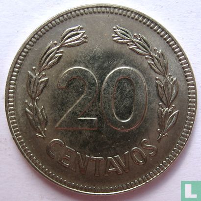 Ecuador 20 centavos 1980 - Afbeelding 2
