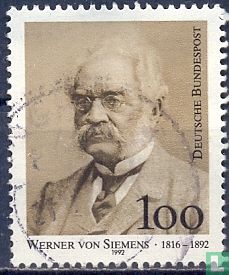 Siemens, Werner von 100e sterfjaar - Afbeelding 1