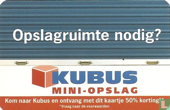 Kubus Mini-opslag - Afbeelding 1