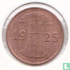 Deutsches Reich 1 Reichspfennig 1925 (E) - Bild 1