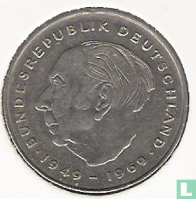 Germany 2 mark 1979 (G - Theodor Heuss) - Image 2