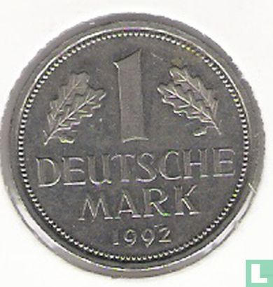 Deutschland 1 Mark 1992 (J) - Bild 1