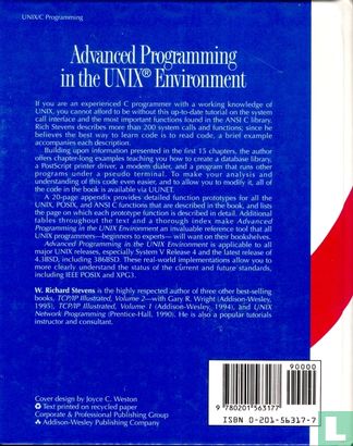 Advanced Programming In The UNIX Environment - Afbeelding 2