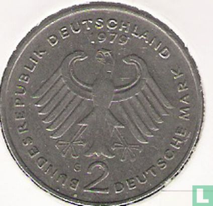 Allemagne 2 mark 1979 (G - Konrad Adenauer) - Image 1