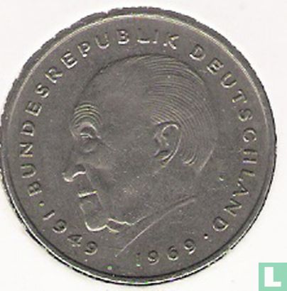 Allemagne 2 mark 1979 (G - Konrad Adenauer) - Image 2