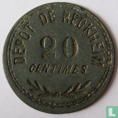 20 cents 1815 Bedelaarsgesticht Rekem - Image 1