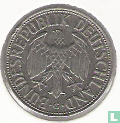 Allemagne 1 mark 1967 (G) - Image 2