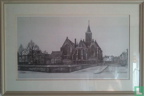 Schiedam - Lange Kerkstraat / Oude Kerkhof - Afbeelding 1