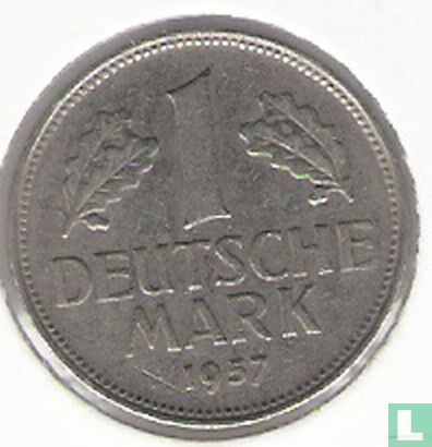 Duitsland 1 mark 1957 (G) - Afbeelding 1