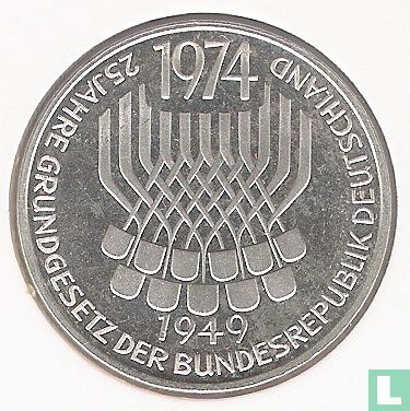 Germany 5 mark 1974 "25 years of Constitutional Law in Germany" - Image 2