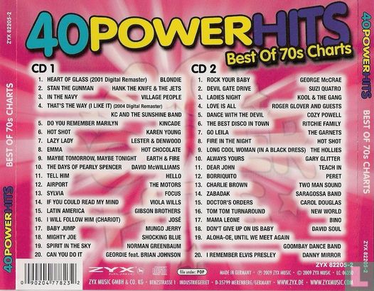 40 power hits - best of 70s charts - Afbeelding 2